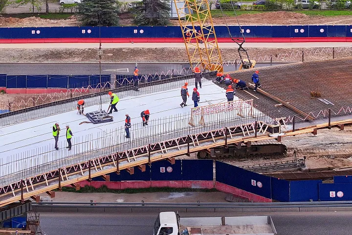 Финальный участок МСД на юге Москвы откроют до конца года