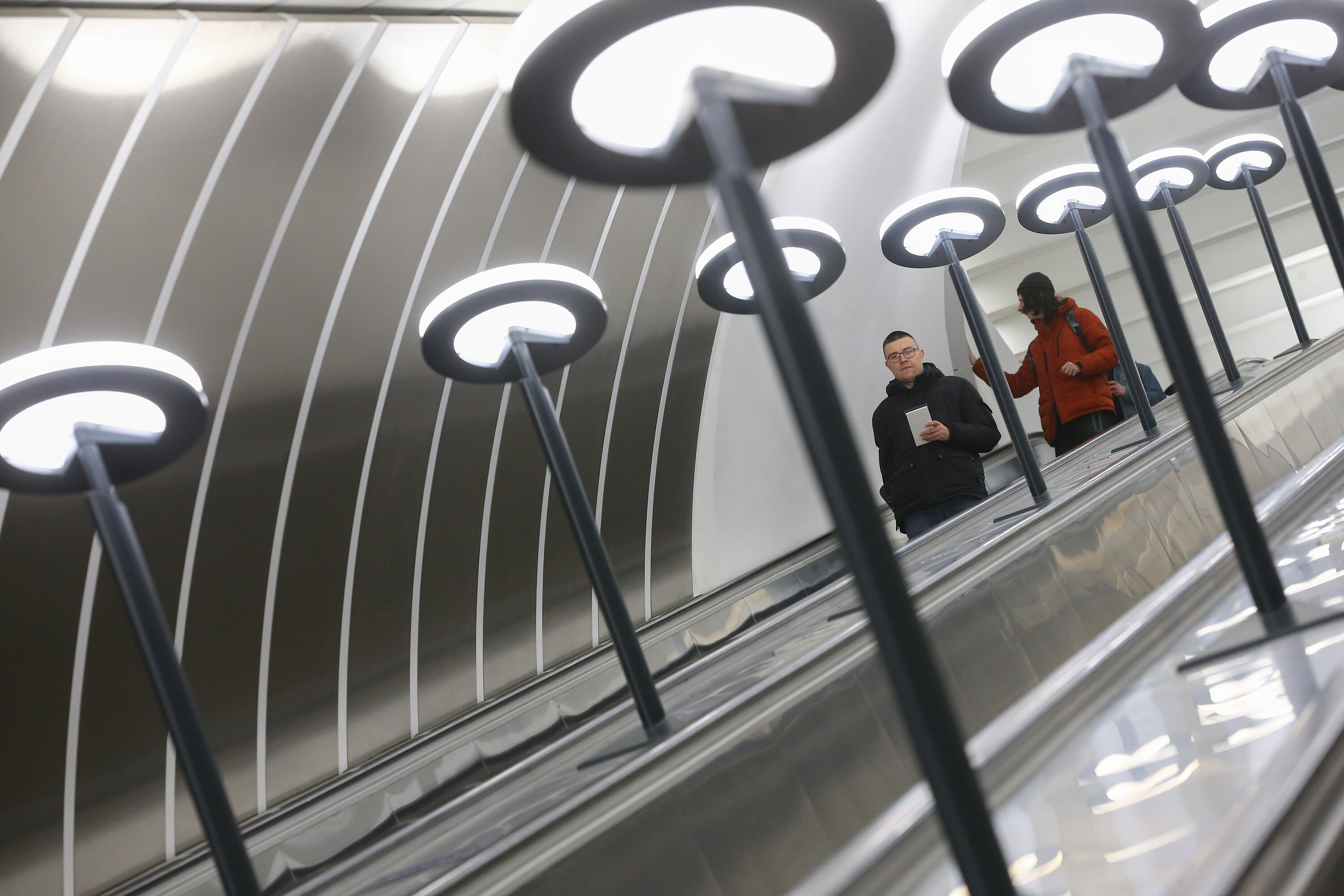На станции метро «Рижская» Большого кольца установят одни из самых длинных эскалаторов 