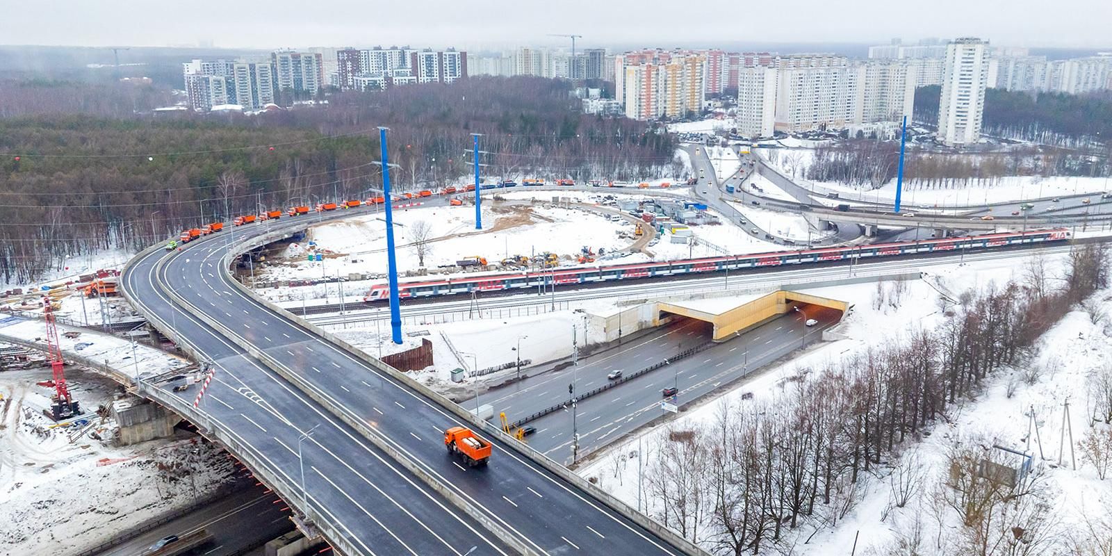 Между Варшавским шоссе и МСД открылась дорога-связка