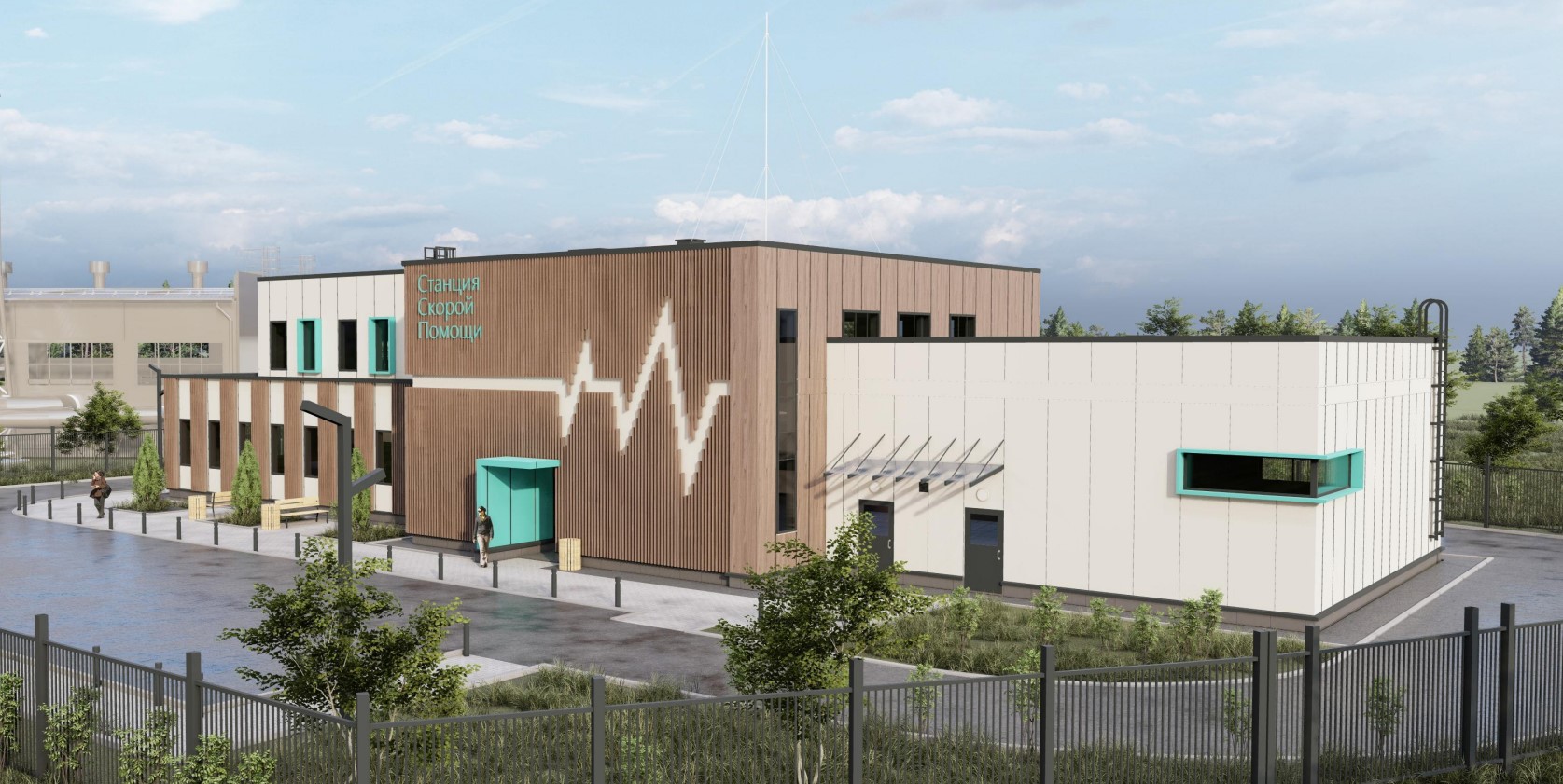 ГК ФСК построит здание станции скорой помощи с 3D-кардиограммой на фасаде