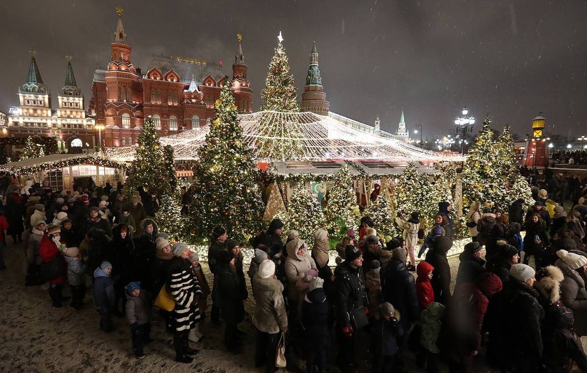 Новогодние дни в москве