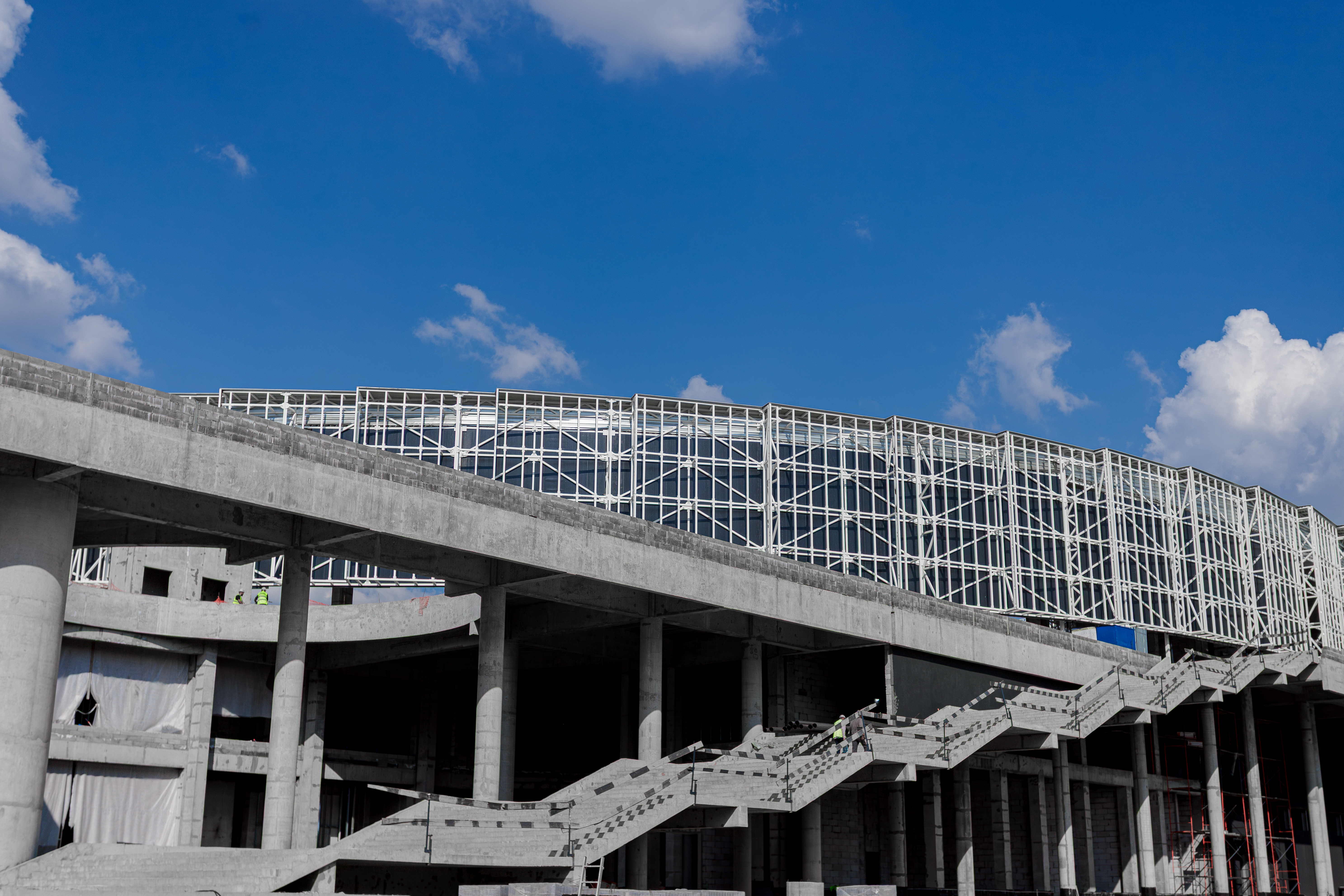 EVRAZ STEEL BUILDING завершил монтаж металлоконструкций на стадионе «Торпедо»