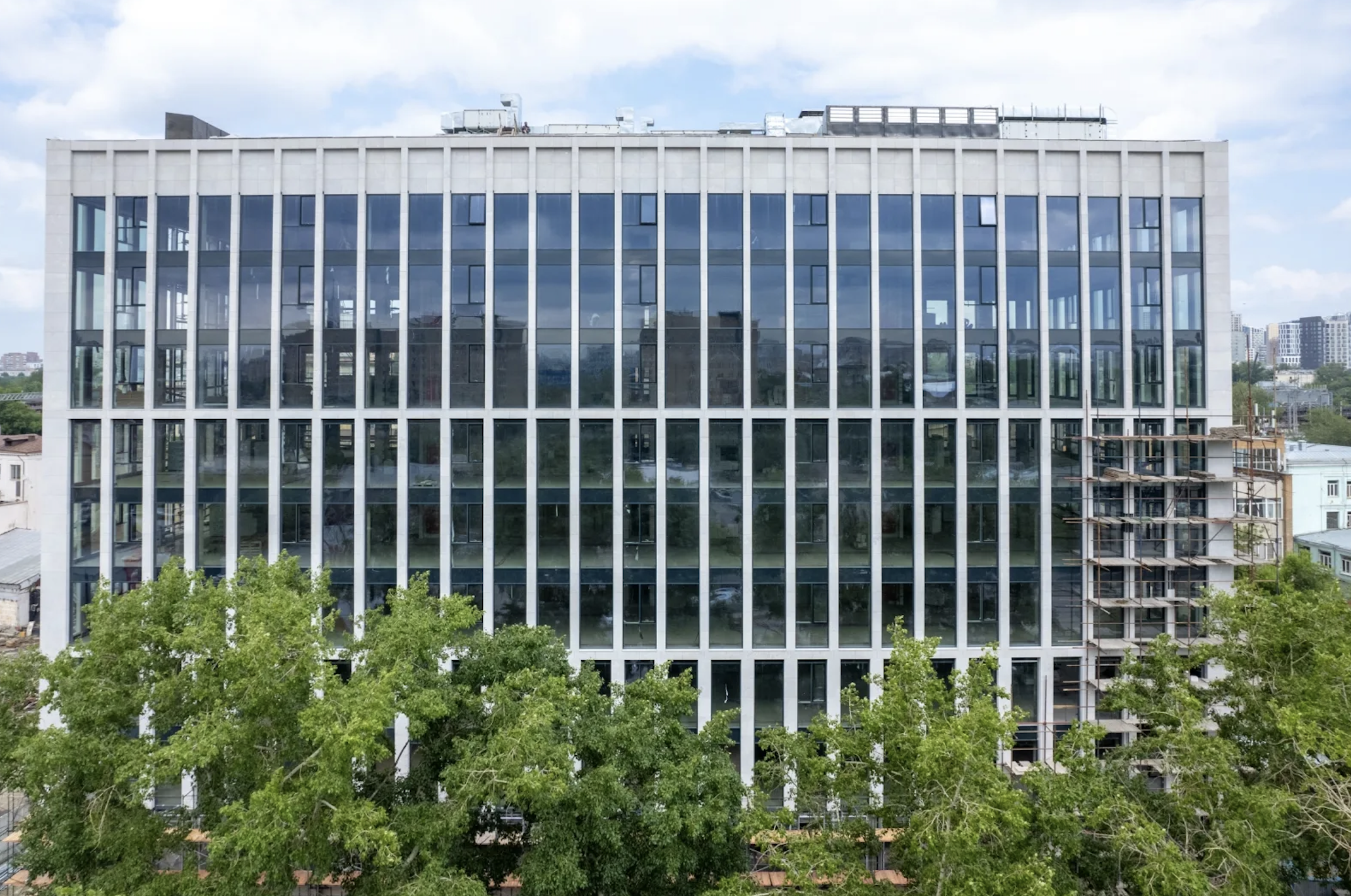 В Таганском районе завершено строительство офисного здания