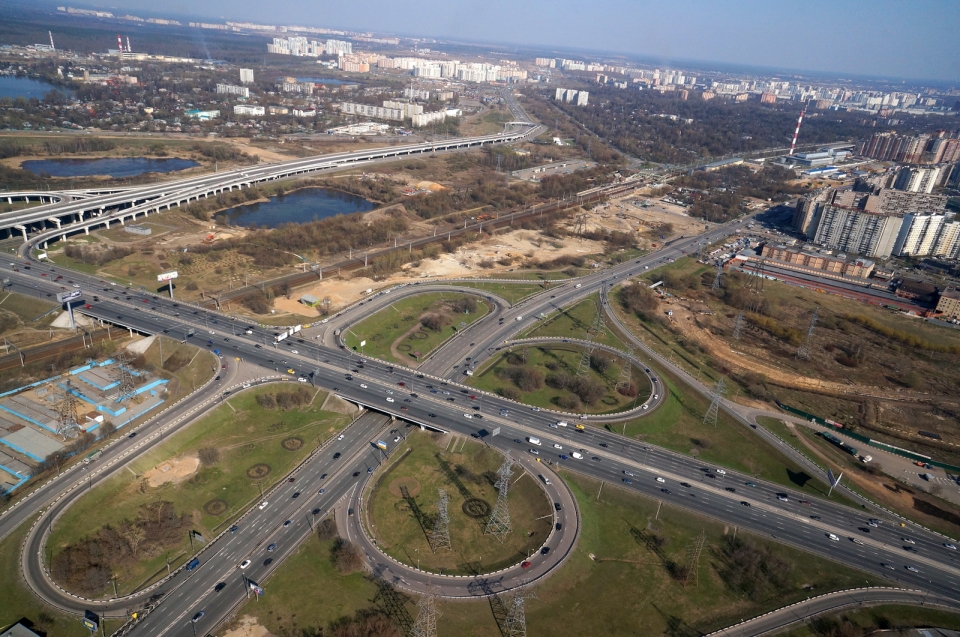 Мкад фото сверху москва