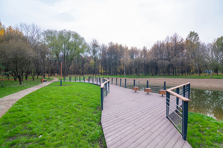 В парке «Кусково» обновили Сухой и Малый пруды
