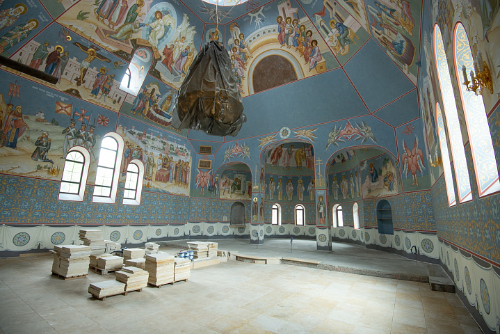 Строительство храма МЧС России завершится в октябре