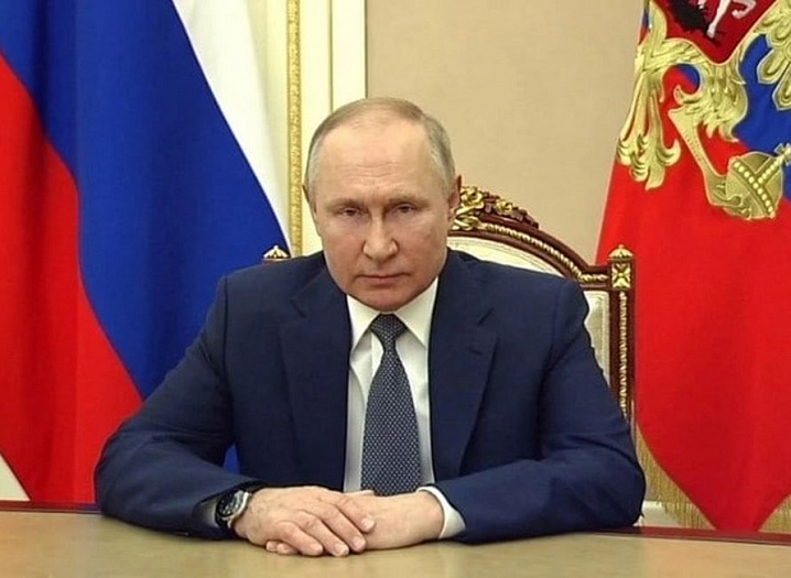 Президент РФ Владимир Путин выступил с обращением к нации