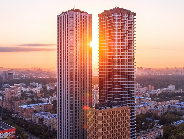 Доля жилья в проектах бизнес-класса с небоскребами превышает 40%