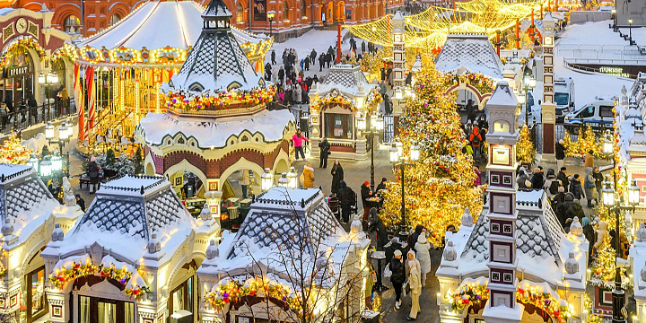 На Новогодние праздники в Москве пройдет более 200 мероприятий 