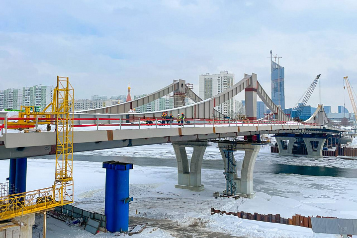 Мост между Филёвской и Мнёвниковской будет готов в 2024 году