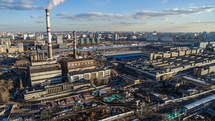 С начала года на территории бывших промзон Москвы введено почти 1,4 млн кв.м различной недвижимости