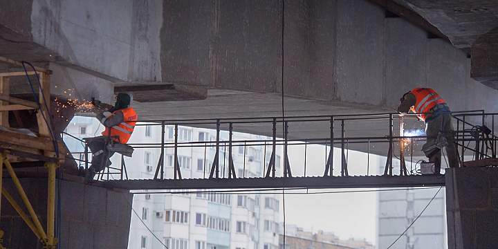 Завершается строительство перехода через МЦД-1 и Дмитровское шоссе