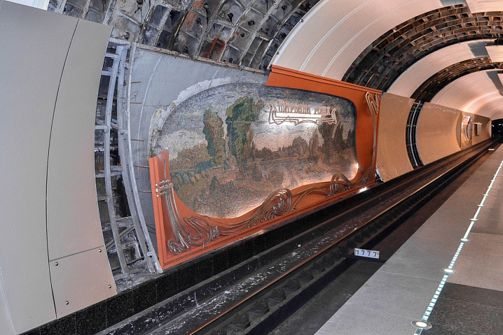 Станция «Марьина Роща» БКЛ метро готова почти на три четверти