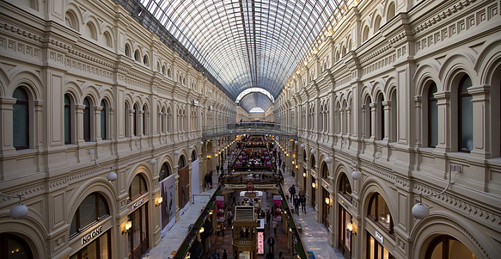 Названы торговые центры Москвы с самой дорогой арендной ставкой