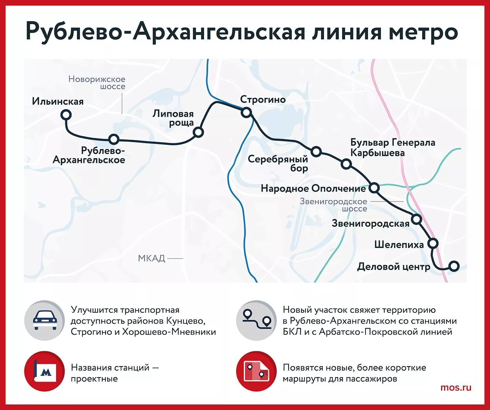 В Москве начали строить станцию метро «Рублево-Архангельское» - Московская  перспектива