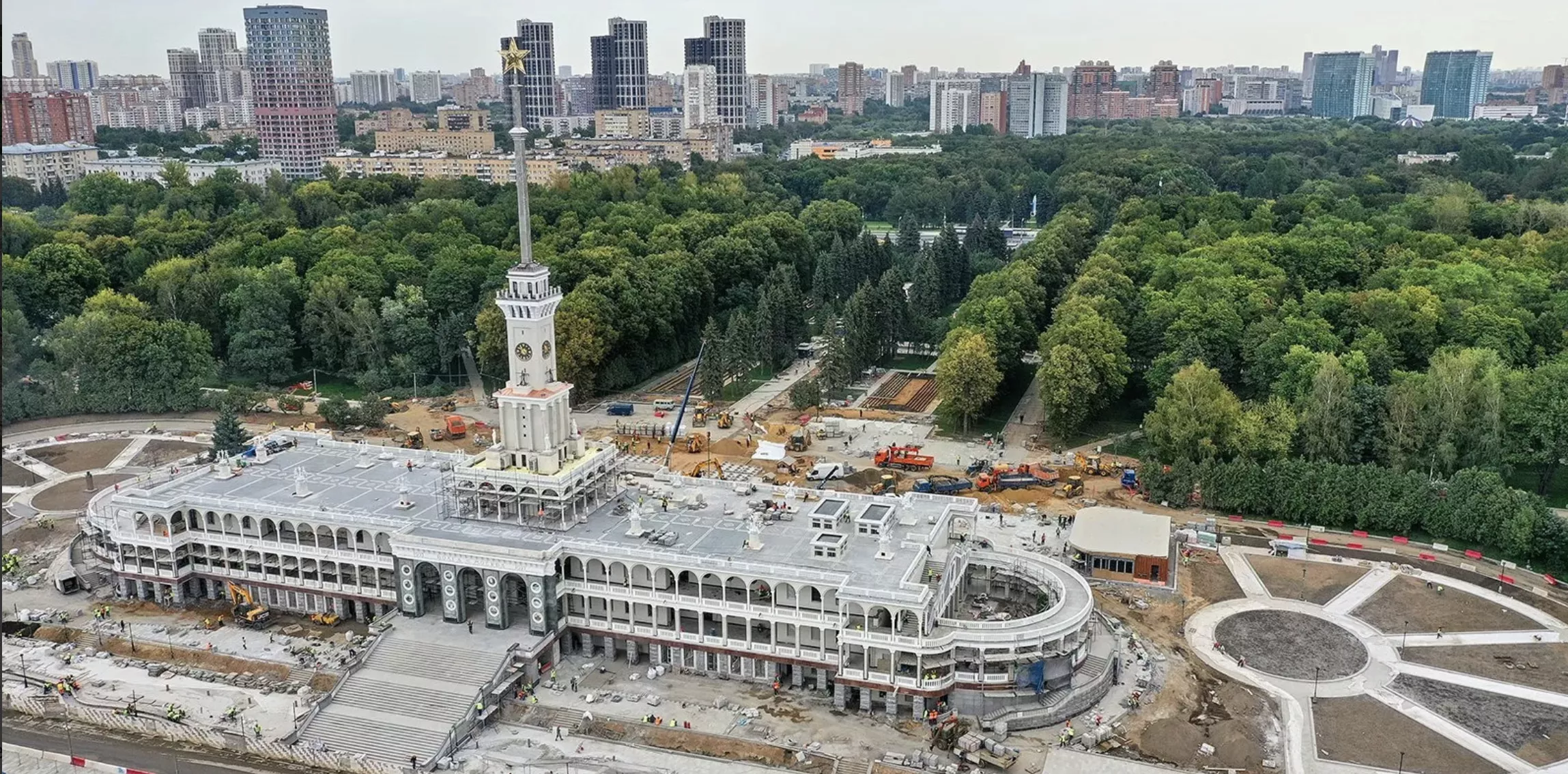 В столице завершается реставрация Северного речного вокзала - Московская  перспектива