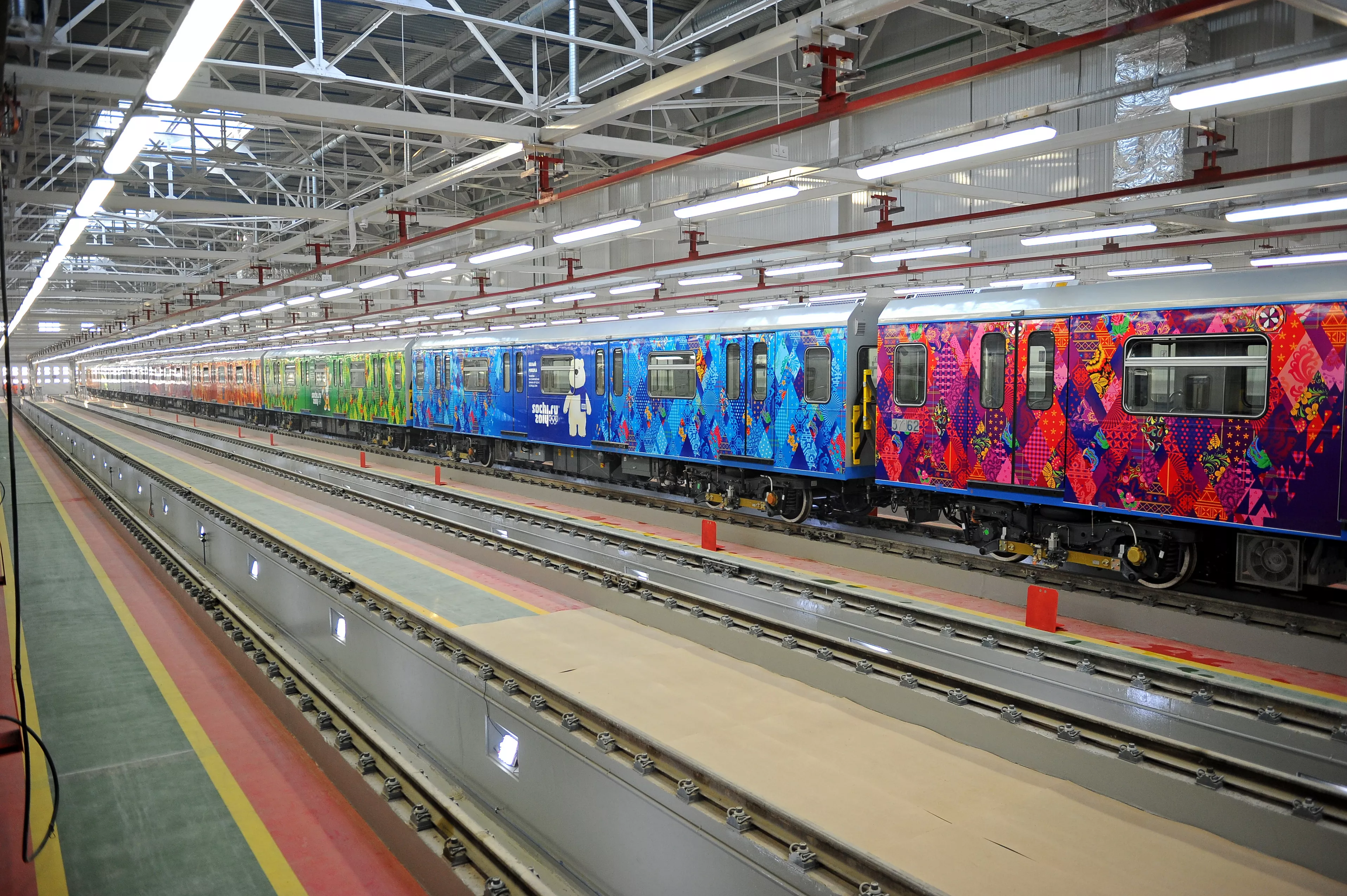 Как выглядит депо в метро