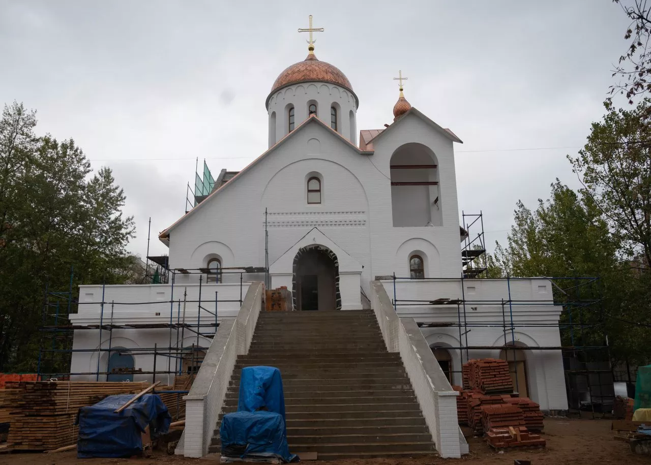 В честь святого воина: строящийся храм Александра Невского в Мневниках  будет сдан в ноябре - Московская перспектива