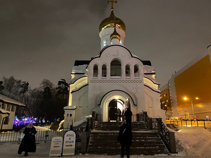 В новом храме в районе Щукино начались богослужения