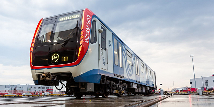 В Музее транспорта появился макет вагона метро «Москва-2019»