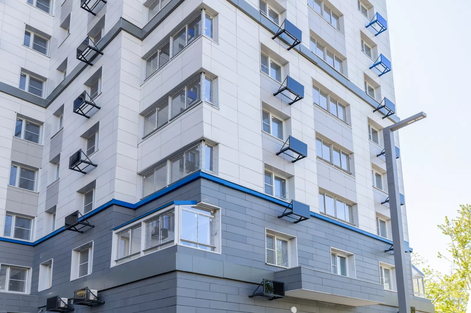 В районе Новогиреево Утренней улице построили дом по реновации  